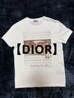 【極美品】DIOR ディオール プリントTシャツ ホワイト メンズM