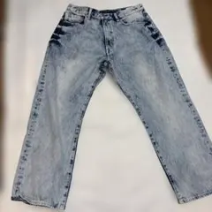 【即日発送】RAG MACHINE ケミカルウォッシュ デニムパンツ Lのサムネイル