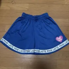 【美品】ピンクラテ キュロット　ブルー