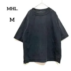 【エムエイチエル】Tシャツ M 黒 半袖 日本製 綿100% ヴィンテージ風のサムネイル