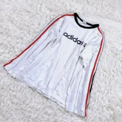 adidas 長袖カットソー ホワイト ロゴ P26744 JD2017のサムネイル