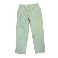 UNIQLO レディース クロップドパンツ 淡いイエロー W61