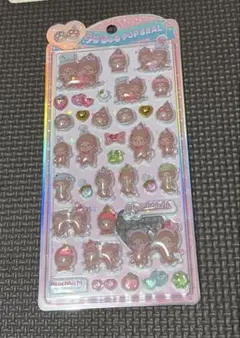 モンチッチ　うるちゅるポップシール　正規品　ボンボンドロップシール