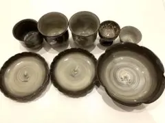 臥牛窯 現川焼 湯呑み ぐい呑み 皿 セット 刷毛目 臥牛窯 現川焼 湯呑み ぐい呑み 皿 セット 刷毛目 - メルカリ