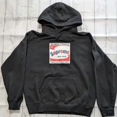 Supreme シュプリーム パーカー 黒 ブラック M