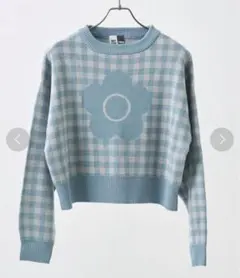 マリークヮント デイジージャガードニット