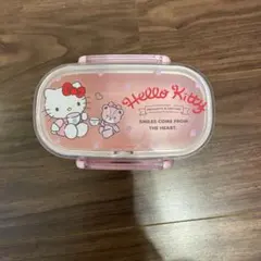ハローキティ 2段弁当箱 中型 ピンク
