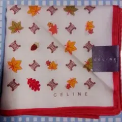 CELINE セリーヌ ハンカチ 秋柄 マカダム