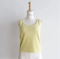 美品【searoomlynn】Rippleパイルパッドinタンク レモン M