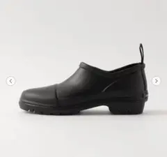 【セール！】STEVEN ALAN ブラック ゴム製 レインシューズ23.5cm
