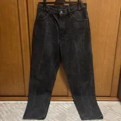 【レア】Levi's 550 サルファブラックデニム 後染め W30/L32