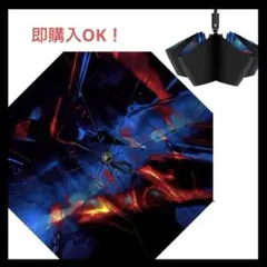 ⭐️新品⭐️ 《即購入OK》　日傘　かっこいい　黒　柄　軽量　コンパクト　布ケース付
