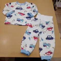 車柄パジャマ上下 100cm