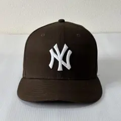 NEWERA キャップ 茶色 ブラウン ニューエラ帽子 ニューヨーク・ヤンキース