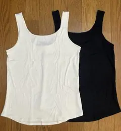 【ユニクロ×マメクロゴウチ】エアリズムタンクトップ（シルクブレンド）2点