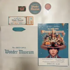 Mrs. GREEN APPLE Wonder Museum 入場券ステッカー