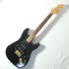 SELDER ゴールドパーツ仕様 ストラトキャスタータイプ エレキギター BK