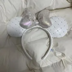 ホワイトミニー耳カチューシャ