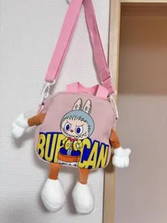 LABUBU キャラクター ショルダーバッグ　バッグ　ピンク　新品