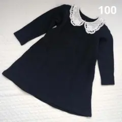 ビーミングバイビームス　レース襟ワンピース　100