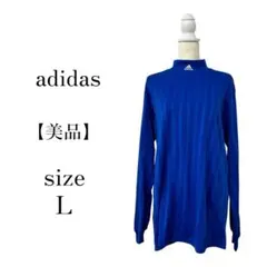 ★美品 adidas アディダス カットソー スポーツ スポーツ系 Lサイズ