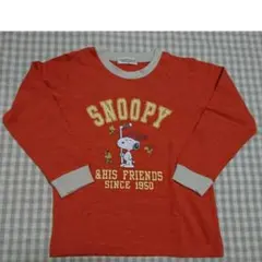 新品★スヌーピー★長袖カットソー★長袖Tシャツ★130㎝★ピーナッツ★カットソー