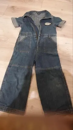 COMME CA ISM 半袖オーバーオール サイズ100