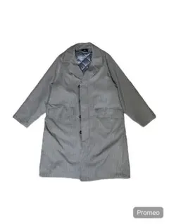 グレー チェック柄 チェスターコート　HARE