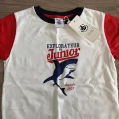 PETIT BATEAU プチバトー サメ柄 Tシャツ 95cm