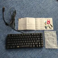 e元素 メカニカル式ゲーミングキーボード 青軸 81キー