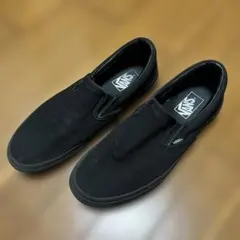VANS・off the wall・スリッポン・スニーカー・黒・27.5cm