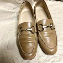 ほぼ未使用ルカグロッシホースビットローファー 36.5 23.5cmキャメル ほぼ未使用ルカグロッシホースビットローファー 36.5 23.5cmキャメル