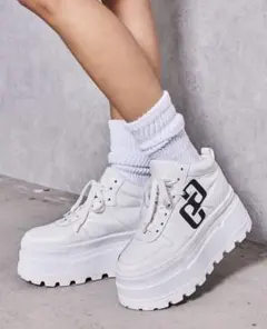 GG bold line thick sole スニーカー ホワイト Sのサムネイル