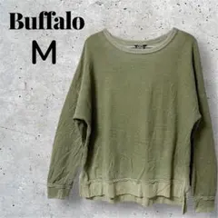 Buffalo バッファロー 【M】オリーブグリーン トレーナー スウェット