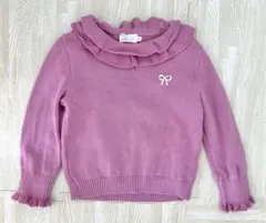 KPニットプランナー 長袖フリルニット(90)