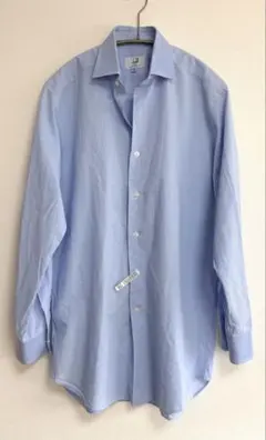 伊製！ダンヒルdunhill LONDON ワイシャツ 15 1/2 39水色のサムネイル