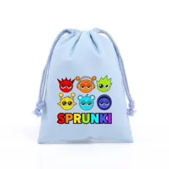 スプランキー　巾着袋 SPRUNKI 体操着袋着替え入れ 新学期　25x32cm
