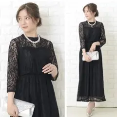 Lace Ladies レースレディース パーティードレス ブラック