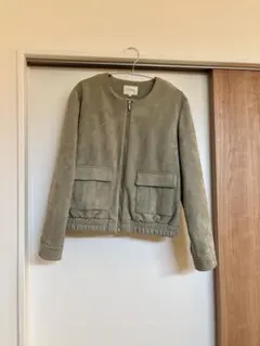 ノーカラーレザージャケット ノーカラージャケット