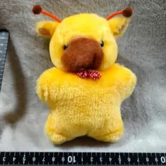 昭和レトロ 黄色い動物 ぬいぐるみ ファンシー雑貨