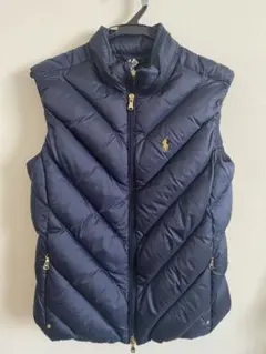 ※3/14-3/25の間発送不可-ポロ・ラルフ・ローレン ダウンベスト ネイビー