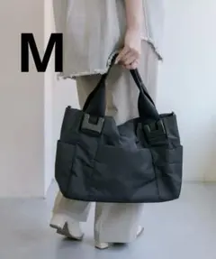 美品】ear PAPILLONNER 樹脂パーツ 2WAY トートバッグM 黒 - メルカリ