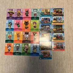 あつまれどうぶつの森 、とびだせどうぶつの森amiiboカード ２７枚セット