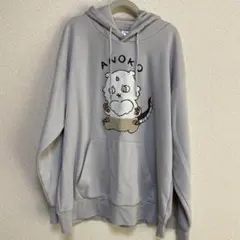 AVOKO グレー フード付きパーカー Lサイズ