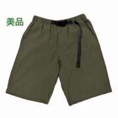 【美品】グラミチ ショートパンツ M カーキ ポリエステル 速乾 ハーフパンツのサムネイル