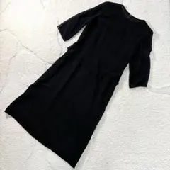 【美品】SOIR BENIR ブラックフォーマル ワンピース ソワールべニール