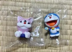 ソフビパペットマスコット ドラえもん(ビックライト)+ポコニャン セット