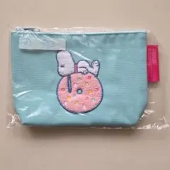 【先着】スヌーピー 当りくじ ポーチ 水色【即日発送】