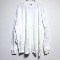 ギルダン 長袖 無地 ビッグサイズ ２ＸＬ 白 コットン シンプル カジュアルのサムネイル