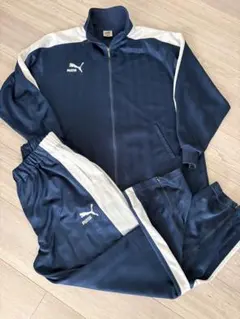 90s Y2K PUMA プーマ ジャージ セットアップ ネイビー ヴィンテージ